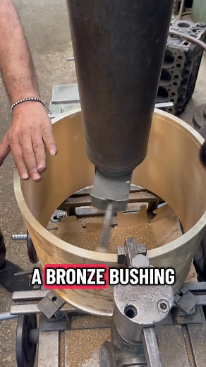 Bronze bushing machining operation 🛠️✅ | مصنع الجندى للصناعات المتطورة-El Gendy for Advanced Industries