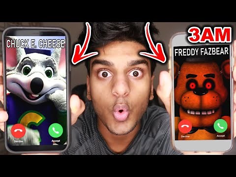DO NOT CALL CHUCK E CHEESE AND FREDDY FAZBEAR AT THE SAME TIME AT 3AM!! *I ORDERED PIZZA*