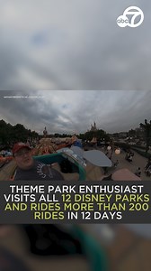 One man completed the ultimate Disney challenge by visiting all 12 theme parks and riding all rides in just 12 days! 😲🏰 He called it the Disney global challenge and said he took about a month to plan it. In just 12 days he visited all the parks: Paris, Shanghai, Hong Kong, Tokyo, Anaheim and Orlando. https://abc7.la/3z9aLHg | ABC7