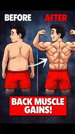 Back Workout | Back Exercise for Strength & Muscle | Gym Motivation #motivation #viral #shorts