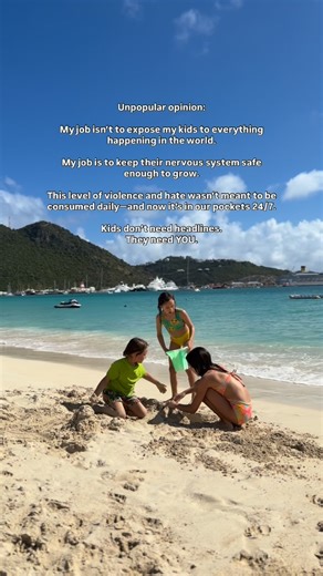 Jolène Fender on Instagram: "There’s no magic age for talking to kids about hard current events (🧊, violence, politics). It’s not about giving them all the information, it’s about giving them the right dose of truth while protecting their nervous system and sense of safety. What kids can typically process by age (general guide): ✨ 0–6: Safety + simple answers. Keep details minimal. ✨ 7–9: Basic context + reassurance. They understand “fair/unfair,” but still personalize fear. ✨ 10–12: More nuan