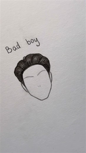 Drawing Boy's hair tutorial✏️