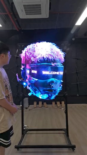 10K views · 137 reactions | Led hologram fan sync effect. Email:cntotemopto@gmail.com Web:www.cn-totem.com/category/led-3d-fan/ #advertisement #advertisment #advertise #advertising #hologram #holographic #future #virtualreality #vr #futuretech #hightech #3d #holograms #djlife #djlifestyle #djing #djgear #djset #dj #djs #deejay #sonido #ledscreen #leddisplay | Pro Stage Equipment Export | Facebook