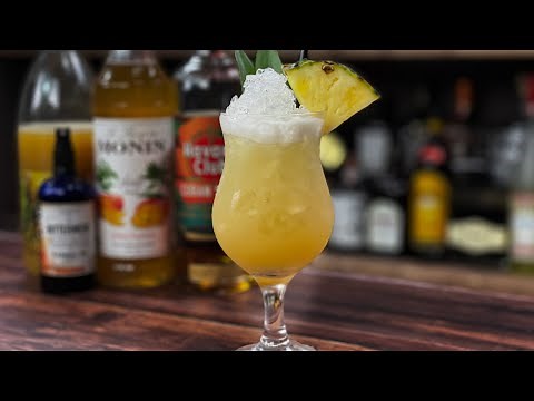 NEW Havana Cuban Spiced Rum with MONIN MANGO - Easy Tiki Cocktail