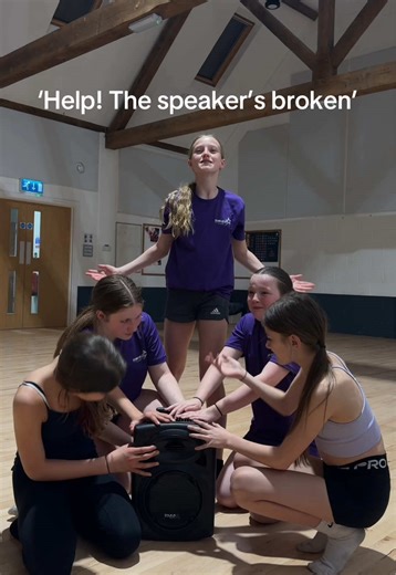 Jodie Sings Through Dance Class Routine