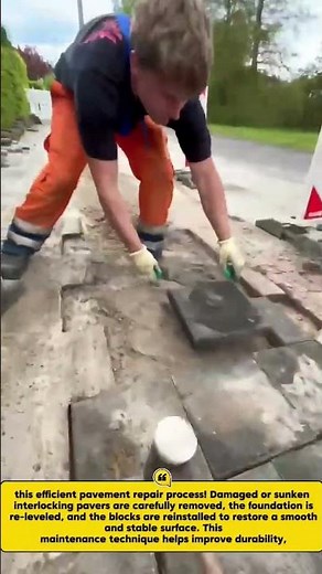 Interlocking Paver Repair Process | Fast and Effective Pavement Restoration‎
