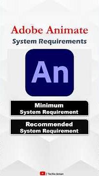 Animate System Requirements for PC | Minimum & Recommended #animation #shorts