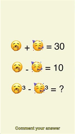 Maths Problem : Problem