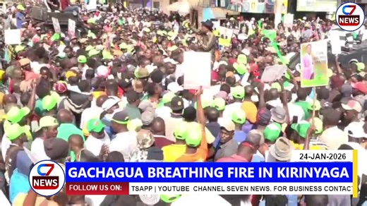 LIVE: GACHAGUA BREATHING FIRE IN KIRINYAGA | Channel 7 News