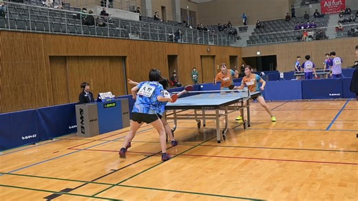 #全日本卓球 2026 ◆女子ダブルス4回戦 麻生麗名/笹尾明日香 3-2 大野紗蘭/石田心美 9-11/11-4/13-11/5-11/12-10 🏓全農杯 2026年全日本卓球選手権大会 （ダブルスの部） 特設ページ👇 🔗https://bit.ly/ZN2026D ライブ配信👇 https://bit.ly/2026ZNDTTTV 🗓️2026年1月29日(木)〜2月1日(日) 📍スカイホール豊田 🎫チケット 発売中📢 | 公益財団法人日本卓球協会