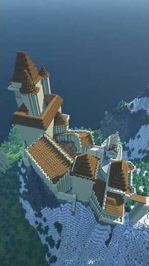 Minecraft Medieval Castle #Shorts