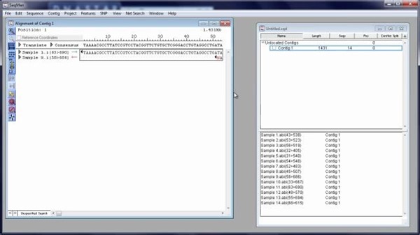 DNASTAR - Assembling and Analyzing Sanger Sequencing Data 收集和分析sanger测序数据
