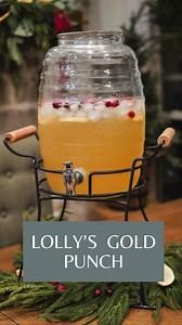 Easy 3-Ingredient Party Punch (family friendly) Need a drink that feels fancy but takes 2 minutes and costs pennies? Lolly’s Gold Drink is my go-to. Just ginger ale, pineapple juice, and white grape juice, then chill and garnish with berries to match the season. It makes a big batch (about 20 cups), so it’s perfect for parties. Comment LINK for the exact recipe! | Crystel Montenegro Home