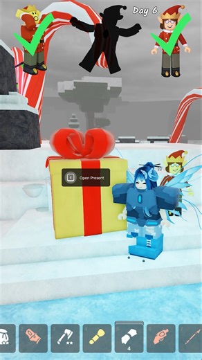 Helping All 3 Elf Types in the New Update 🎁 | 99 Nights in the Forest #99nightintheforest #roblox