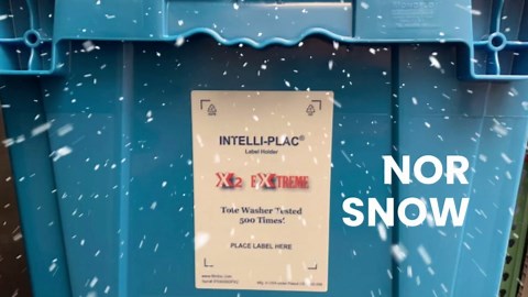 INTELLI-PLAC X2 Xtra Strength Reusable Embossed Label Holder (Roll of 100) (5 x 7, inches) Permanent Label Holder Makes It Easy to Apply-Remove-Replace Your Labels On Bins, Totes, etc.