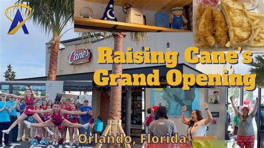 Raising Cane's Grand Opening in Orlando, Florida