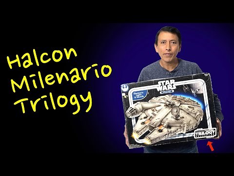 Como Funciona el HALCON MILENARIO Star Wars Trilogy Electronico Millennium Falcon Hasbro en Español