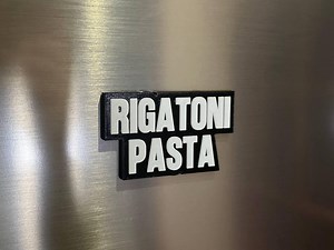Funny Meme Fridge Magnet Rigatoni Pasta | 3D Printed Kitchen Decor - Etsy Canada