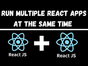 How to run multiple react JS app projects at the same time on same browser