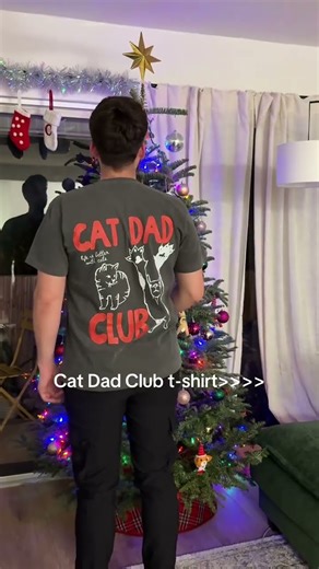 Funny Cat Dad Club T-Shirt 🐾 | Best Gift for Cat Lovers & Pet Dads #memeshirt #clothing