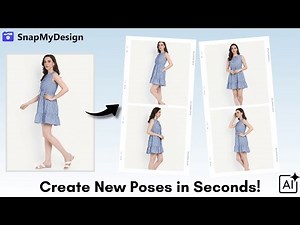 Change Model Poses in Seconds with AI | SnapMyDesign Pose Change Tutorial