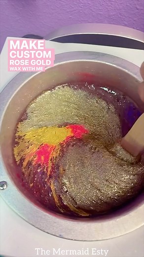 9K views · 32 reactions | Make gorgeous rose gold wax with me using...