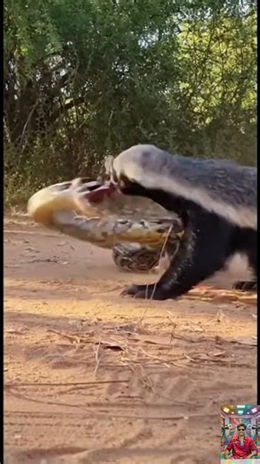 Python vs Honey Badger – Brutal Dusty Ground Survival Fight Caught on Camera