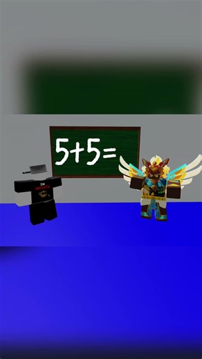 Basic math roblox animation #shorts