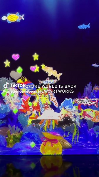 In her glow up era ✨ Tickets at our link in bio! #futureworldasm #artsciencemuseum #immersiveart #visitsingapore