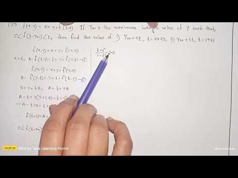 179. Function | BDMO - 2023 | Bangladesh Math Olympiad Question Solutions | 01612-011182