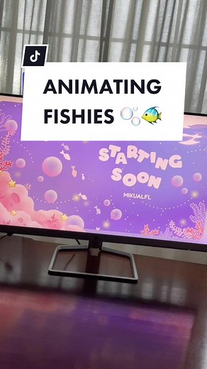 Sea Themed Stream Design Starting Soon Animation Process