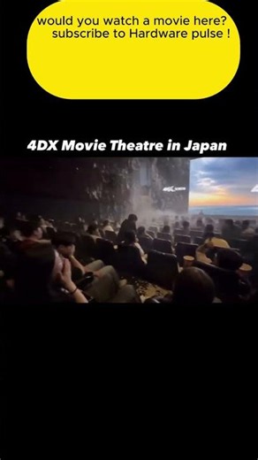Experience Japan’s INSANE 4DX Cinema! 🤯🌊 #shorts0623