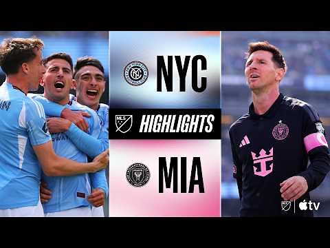 New York City FC vs. Inter Miami CF | Full Match Highlights | Messi Magic vs. New York City!