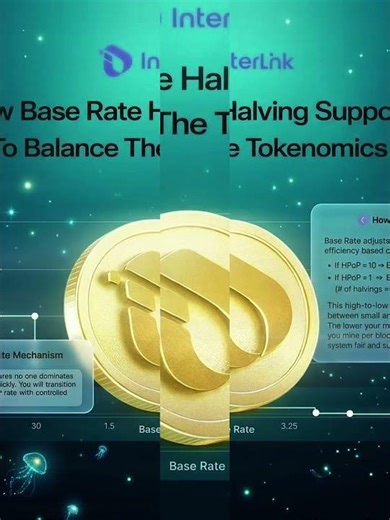 Base Rate Halving in InterLink: Key Benefits:​Controlled Scarcity: Reductions #InterLink #ITLG #ITL