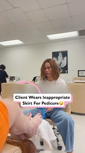 Client turns up for pedicure in inappropriate skirt 😳 #fblifestyle | Four Nine