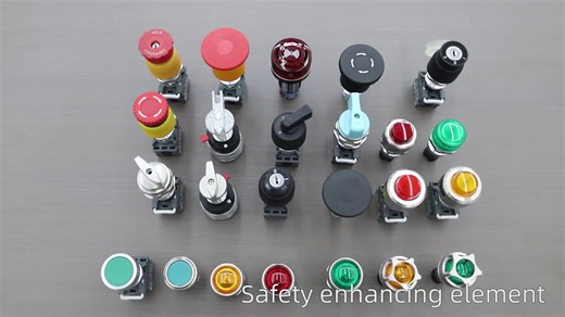 Ex d IIC for Certified Waterproof Push Button Switch for Explosion Proof Electrical Boxes Made of Plastic Max. Current 16A