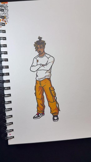 Juice WRLD Fortnite Skin Drawing and Concept Art