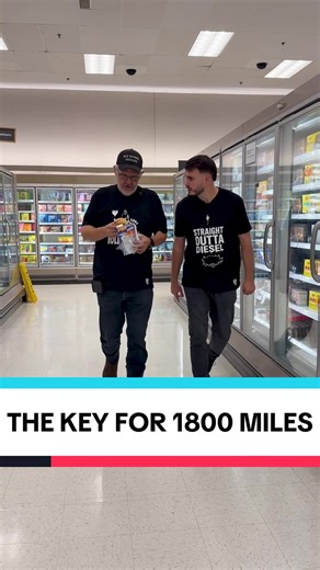 THE KEY to running 1800 miles… 👀🔥 get yours at target! @eatbronco @target #truckerdiet #fuel #usa #truckdriver