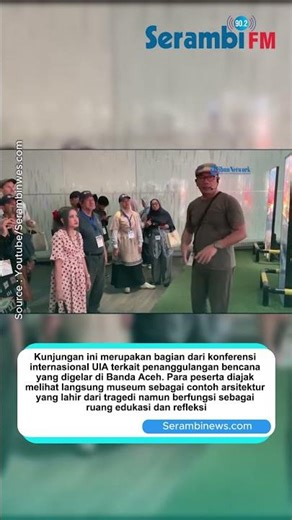 Momen Ridwan Kamil Jadi "Tour Guide" Museum Tsunami Aceh