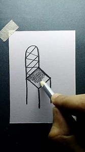 Step by step chair drawing | Easy drawing for kids
