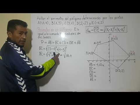 Perímetro de un polígono$ GEOMETRÍA ANALÍTICA
