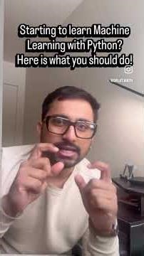 Starting to learn Machine Learning with Python? #ai #artificialintelligence