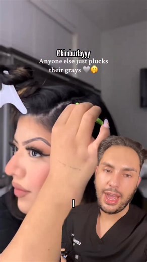 Can you pluck grey hairs? The answer is YES, you can! It’s completely up to you whether or not you want to pluck grey hairs, but the myth that it will cause more to grow is false. #haircaretip #greyhairs #hairscience #healthyhair #glossyhair #salonprofessional #greyhairmovement | Justin Spracklin