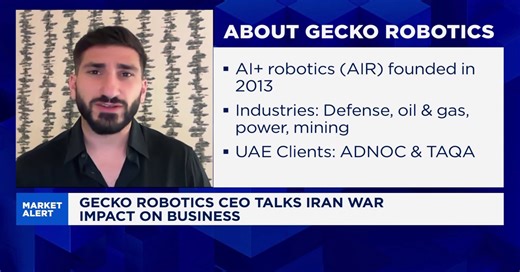 US robotics company steps up deployment in the Gulf as companies review damage