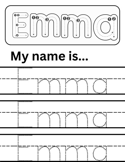 Custom Name Tracing Worksheet for Kids | Personalized Writing Practice Printable | Preschool Alphabet Handwriting Learning PDF - Etsy