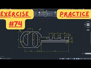 AutoCAD 2D Drawing Step By Step Practice for Beginners #72