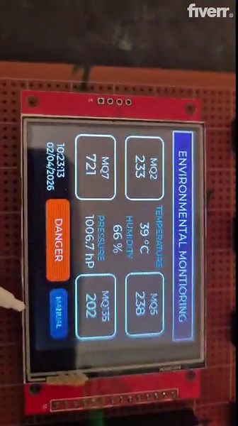 Kamesh0507: I will create embedded gui using lvgl and eez studio for esp32 and stm32 for $5 on fiverr.com