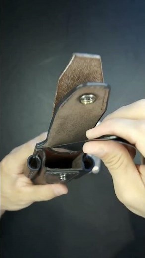 EDC horizontal Leatherman case - leather pattern from Woolenpaw #leathercraft #leatherpattern