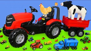 2.4M views · 42K reactions |  Tractor Surprise Toys- Farm Animals, Trucks & Toy Vehicles Play for Kids  | Pet's Studio TV | Facebook