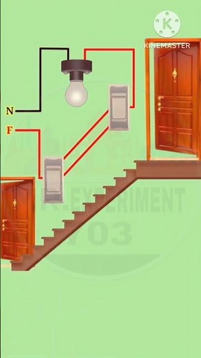 2/Two way switch connection circuit 😱😲😱😲#shortsfeed #trending #viralvideo #shorts